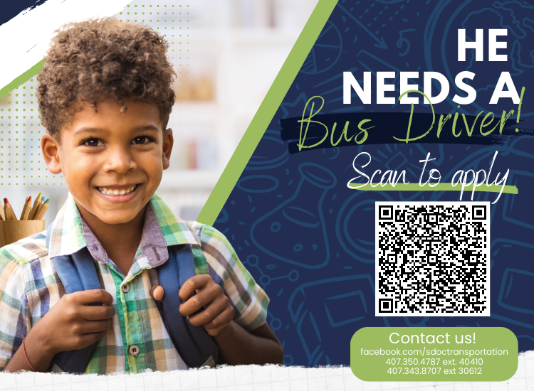 Join the Transportation Services Department! Join the Transportation Services Department!